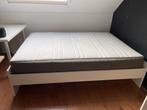 Ikea bed, wit, 140x200, Huis en Inrichting, Slaapkamer | Bedden, Ophalen, Gebruikt, Wit, Tweepersoons