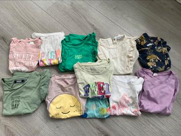 T-shirts meisje maat 92 zomer diverse merken beschikbaar voor biedingen