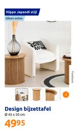 Bijzet tafel action nieuw, Huis en Inrichting, Tafels | Bijzettafels, Minder dan 55 cm, Rond, Nieuw, Ophalen of Verzenden