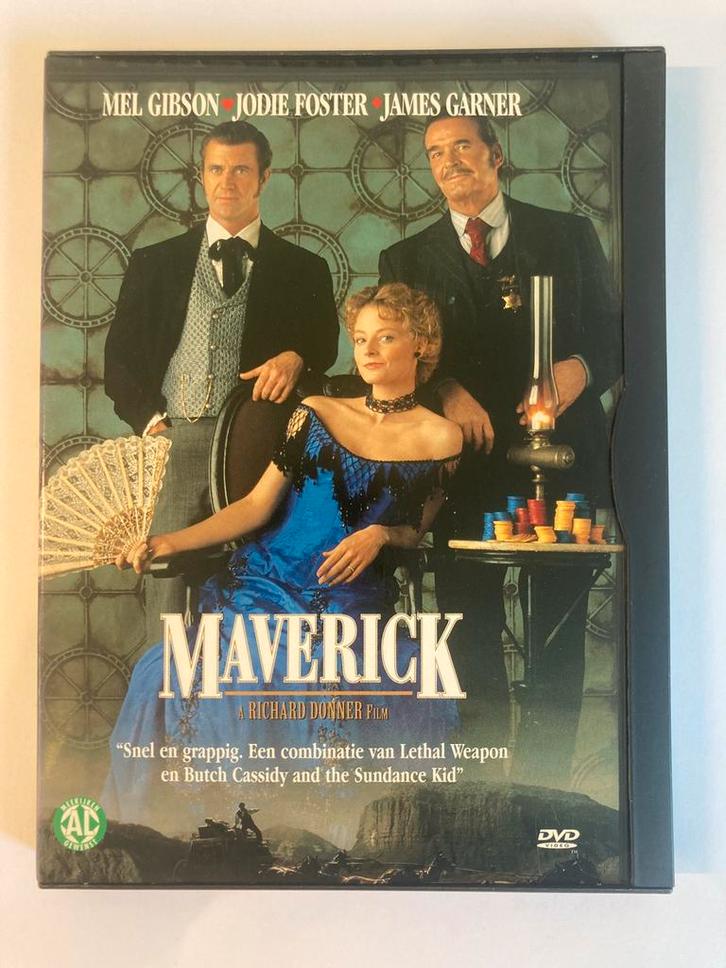 Maverick, 1994 / DVD / Snapcase, Cd's en Dvd's, Dvd's | Komedie, Zo goed als nieuw, Actiekomedie, Alle leeftijden, Ophalen of Verzenden