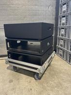 Stolp flightcase met 2x 19'' 3HE binnenrack + kabelbak, Ophalen, Gebruikt, Overige instrumenten, Flightcase