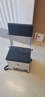 Visstoeltje met opbergruimte, Watersport en Boten, Hengelsport | Algemeen, Ophalen, Gebruikt, Overige typen