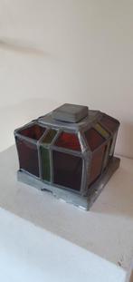 Haagse School plafonnière glas in lood, Antiek en Kunst, Ophalen of Verzenden