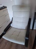 Ikea Poang Relax Fauteuil + Voetenbank Gunnared Beige, Ophalen, Zo goed als nieuw, Eén