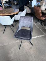 Eetkamerstoel antraciet velvet draaibaar !outlet korting!, Huis en Inrichting, Stoelen, Ophalen, Kunststof, Overige kleuren, Nieuw