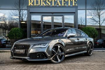 Audi RS7 4.0 TFSI Quattro|PANO|HEAD-UP|B&O TWEAKERS|MILLTEK beschikbaar voor biedingen
