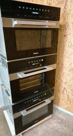 Miele oven set: Combi magnetron/ oven+ Stoom oven+ magnetron, Witgoed en Apparatuur, Ovens, Stoom, Zo goed als nieuw, Oven met grill