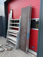 Euroscaffold rolsteiger 8.2m wh te koop, Ophalen, Zo goed als nieuw, Rolsteiger of Kamersteiger, 5 meter of hoger