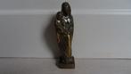 Oud koper beeldje Maria met kind / kindje Jezus, Antiek en Kunst, Curiosa en Brocante, Ophalen of Verzenden