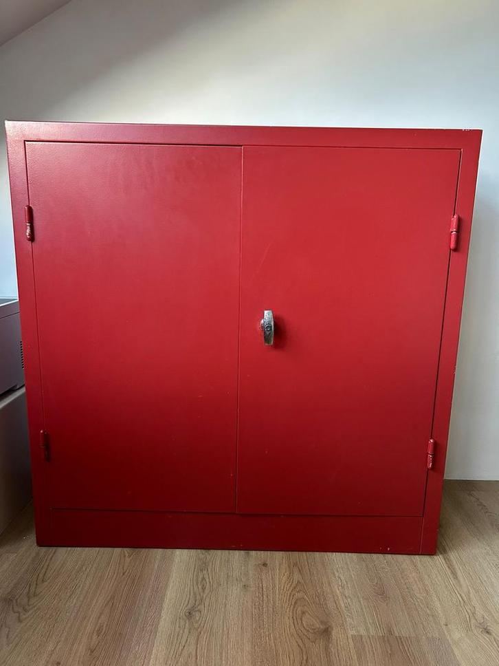 Metalen Kast - Veiligheidskast / Gereedschapskast, Huis en Inrichting, Kasten | Dressoirs, Gebruikt, 100 tot 150 cm, 25 tot 50 cm
