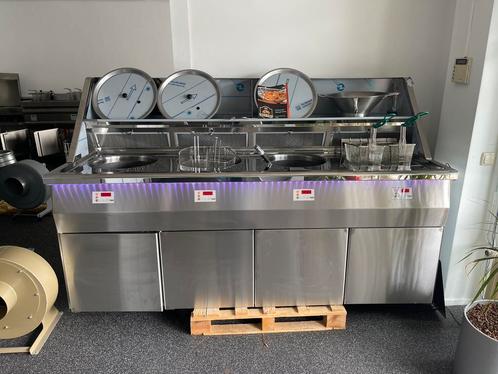 Bakwand 4 pans + GRATIS AFZUIGMOTOR TWV €2500,- LEASE KOOP, Zakelijke goederen, Horeca | Keukenapparatuur, Fornuis, Frituur en Grillen