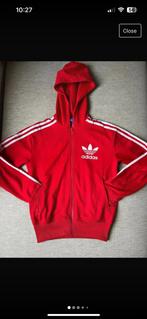 Red adidas hoodie, Kleding | Dames, Truien en Vesten, Maat 34 (XS) of kleiner, Ophalen of Verzenden, Zo goed als nieuw, Adidas