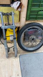 Shovelhead / Sportster voorvork met 19” wiel dubbele schijf, Motoren, Ophalen