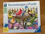 Puzzel Ravensburger 500 grote stukjes ouderen, Ophalen of Verzenden, 500 t/m 1500 stukjes, Zo goed als nieuw, Legpuzzel