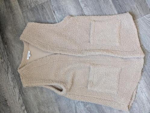 Enjoy gilet gilet teddy maat L, Kleding | Dames, Bodywarmers, Zo goed als nieuw, Beige, Ophalen of Verzenden