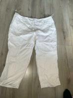 Next linnen broek wit witte capri 48, Verzenden, Wit, Maat 46/48 (XL) of groter, Driekwart