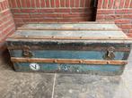 Vintage reiskoffer, Trunk, hutkoffer van hout/metaal, Huis en Inrichting, Ophalen, Zo goed als nieuw, 50 tot 100 cm, Minder dan 50 cm
