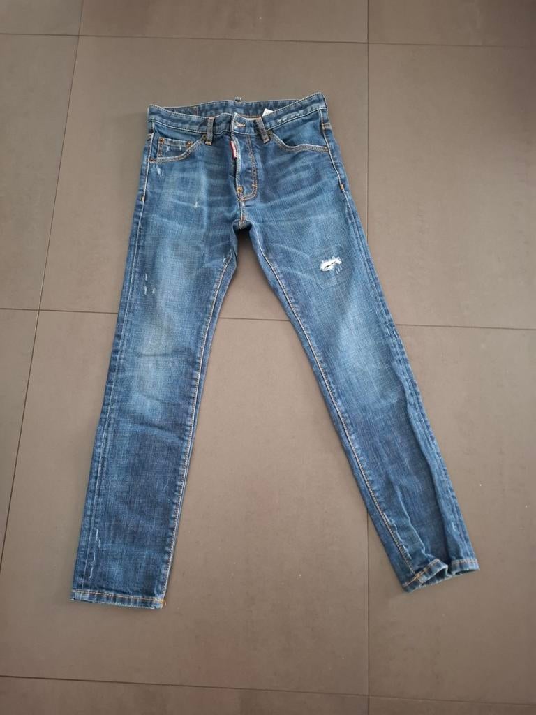 Dsquared2 spijkerbroek maat 14 - Zo goed als nieuw!, Kinderen en Baby's, Broek, Dsquared2, Ophalen of Verzenden, Zo goed als nieuw