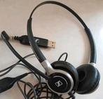 Sennheiser USB headset, Computers en Software, Headsets, Sennheiser, On-ear, Ophalen of Verzenden, Zo goed als nieuw