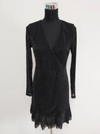 J235 - Nieuwe zwarte Guts & Gusto jurk met glitter maat L, Ophalen of Verzenden, Nieuw, Zwart, Boven de knie