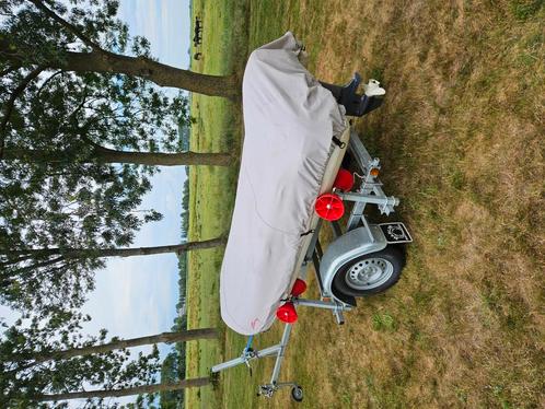 Rubberboot met trailer, Watersport en Boten, Rubberboten, Zo goed als nieuw, Overige merken, Overige materialen, Minder dan 70 pk
