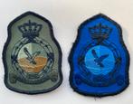 2 versies DHC mouwemblemen met velcro., Ophalen of Verzenden, Landmacht, Nederland