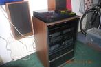 JVC stereo meubel in kast met tennoy boxen, Ophalen, Gebruikt, Cd-speler, JVC