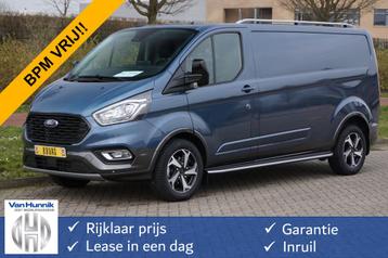 Ford Transit Custom 300L Active 130PK BPM VRIJ! Airco, Apple beschikbaar voor biedingen