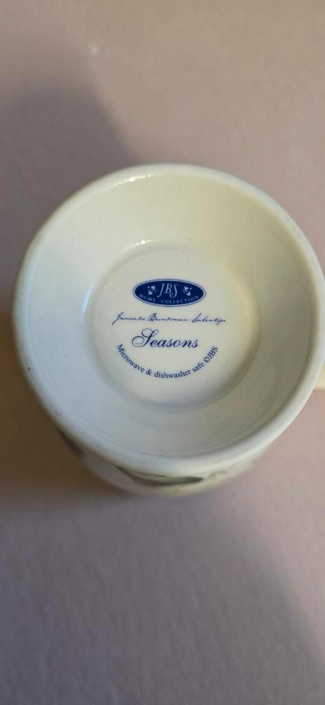 JBS Seasons beker op voet Janneke brinkman salentijn, Huis en Inrichting, Keuken | Servies, Zo goed als nieuw, Kop(pen) en/of Schotel(s)