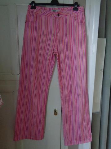 HARPER & IVE roze gestreepte broek:mt 44 beschikbaar voor biedingen