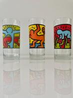 Keith Haring X Quick longdrink glazen (set van 3) jaren ’90, Ophalen of Verzenden