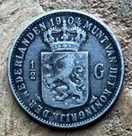 halve gulden 1904 Wilhelmina, Postzegels en Munten, Munten | Nederland, Ophalen, ½ gulden, Zilver, Koningin Wilhelmina