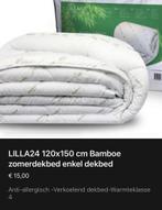 Zomerdekbed - Heerlijk koel slapen!, Huis en Inrichting, Slaapkamer | Beddengoed, Eenpersoons, Wit, Nieuw, Ophalen of Verzenden