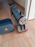Thomas de Trein Houten Trein met Wagon, Hobby en Vrije tijd, Modeltreinen | H0, Ophalen of Verzenden, Gebruikt, Gelijkstroom of Wisselstroom