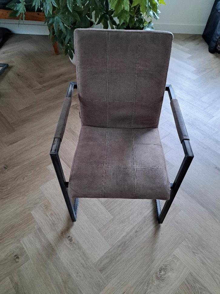 Eetkamerstoelen de Bommel, Huis en Inrichting, Stoelen, Gebruikt, Vijf, Zes of meer stoelen, Grijs, Ophalen