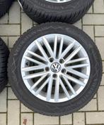 Lichtmetalen velgen VW  205/55 R16 + Winterbanden z.g.a.n., Auto-onderdelen, Banden en Velgen, Ophalen, Gebruikt, 16 inch, Band(en)