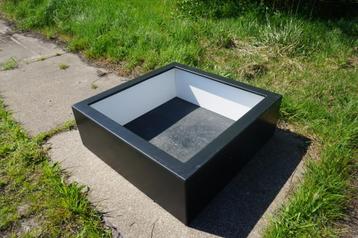 Polyester bloembak plantenbak 120x120x40 | Zwart of wit beschikbaar voor biedingen