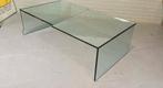 Vintage design glazen salontafel, postmoder, Ophalen, Tweedehands, Tweedehands, Tweedehands