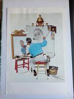 Norman Rockwell poster 1977, Ophalen of Verzenden, Gebruikt, A1 t/m A3