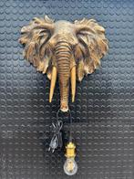 wandlamp olifant (goud/zwart) 40x40cm/Nieuw!, Huis en Inrichting, Lampen | Tafellampen, Woondecoratie eindhoven, Nieuw, Ophalen of Verzenden
