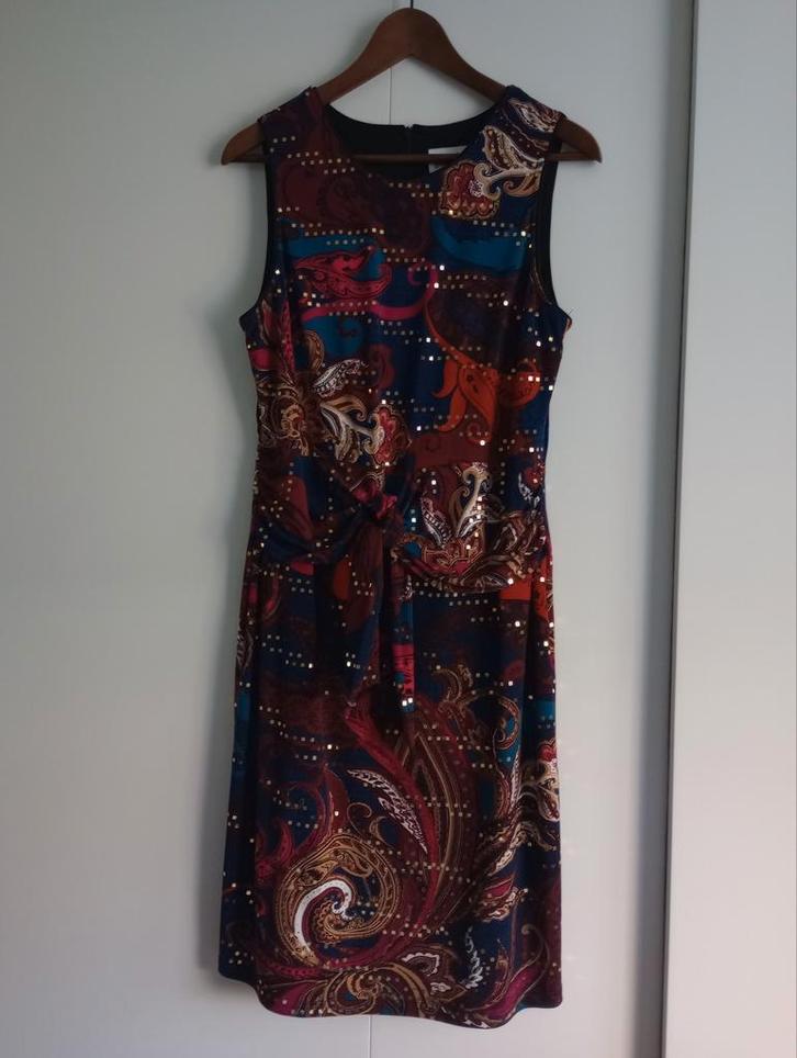 Jurk Joseph Ribkoff maat 38/M, Kleding | Dames, Jurken, Zo goed als nieuw, Maat 38/40 (M), Zwart, Knielengte, Ophalen of Verzenden