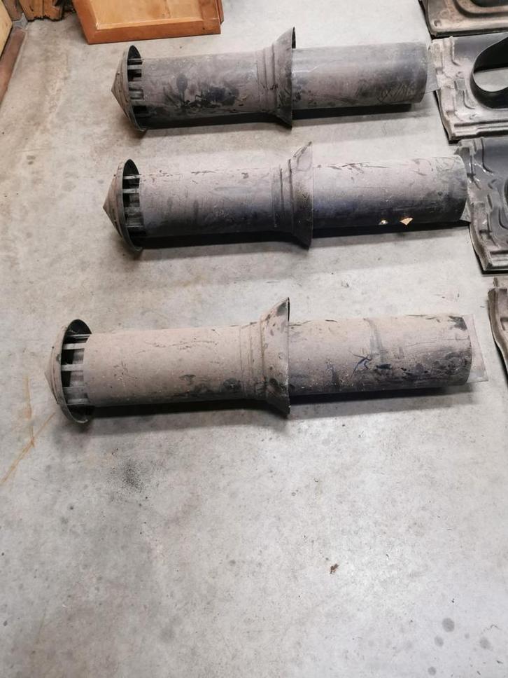 Dakdoorvoer met pijp rond 190 mm 1000 mm lang, Doe-het-zelf en Verbouw, Buizen en Afvoer, Afvoer, Minder dan 2 meter, 80 mm of meer