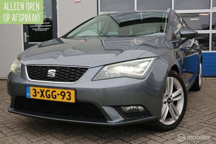 Seat Leon ST 1.6 TDI Style Ecomotive XENON/LED/PDC/NAVIGATIE, Auto's, Seat, Bedrijf, Te koop, Leon, ABS, Airbags, Airconditioning