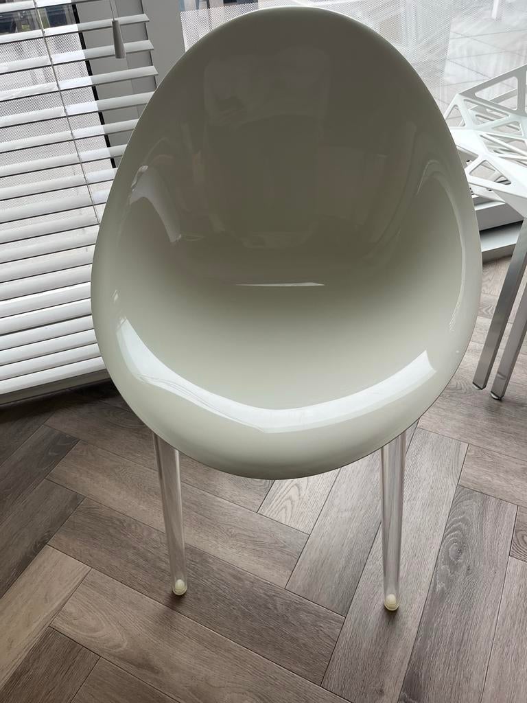 Kartell Mister Impossible stoel - Philippe Starck design, Kunststof, Gebruikt, Wit, Ophalen of Verzenden