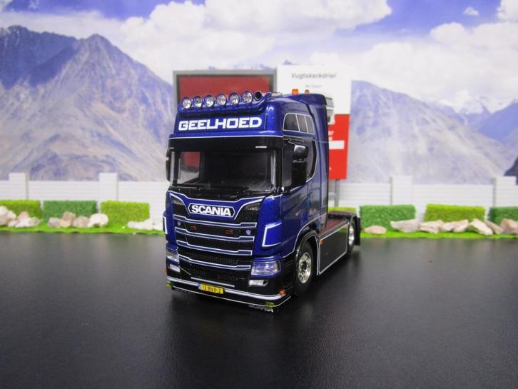 Wsi 01-4417 Geelhoed , Scania R Highline CR20H 4x2, Hobby en Vrije tijd, Modelauto's | 1:50, Nieuw, Bus of Vrachtwagen, Wsi, Ophalen