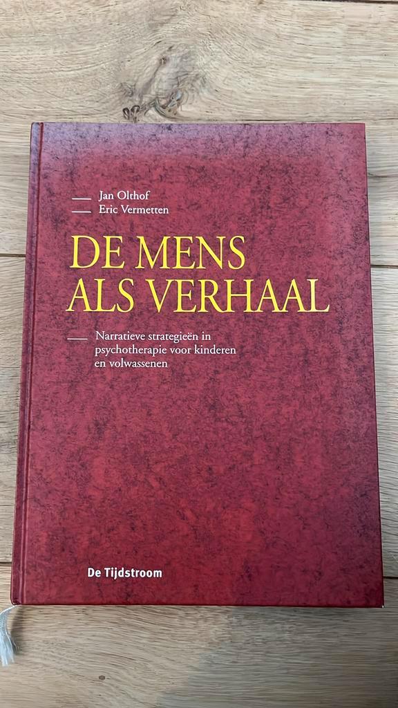 J. Olthof - De mens als verhaal, Boeken, Psychologie, Zo goed als nieuw, Ontwikkelingspsychologie, Ophalen of Verzenden