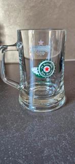 Zgan Heineken Bierpul 60 jaar PV Den Bosch, Ophalen of Verzenden, Zo goed als nieuw, Glas of Glazen, Heineken