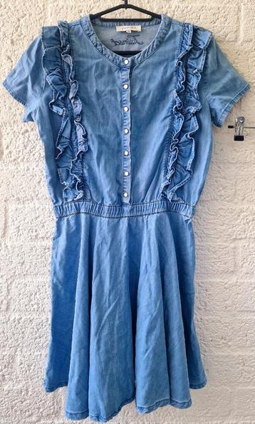 Lichte denimjurk met ruches van Twinset – maat 14 / 164 beschikbaar voor biedingen