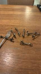 Messteunen (knife rests) in de vorm van dieren, Antiek en Kunst, Antiek | Bestek, Ophalen of Verzenden