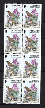 (VOGELS) Alderney Mi. H-Blatt 0-4 Postfris, Ophalen of Verzenden, Postfris, Dier of Natuur